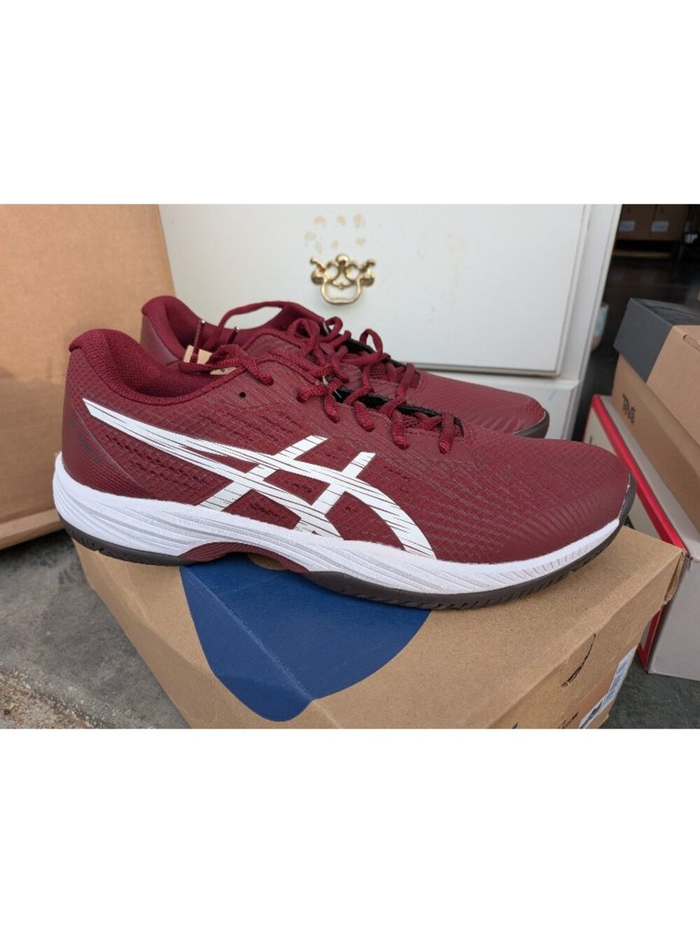 ASICS Gel Game 9 Antique Red 1041A337-600 size 10.5